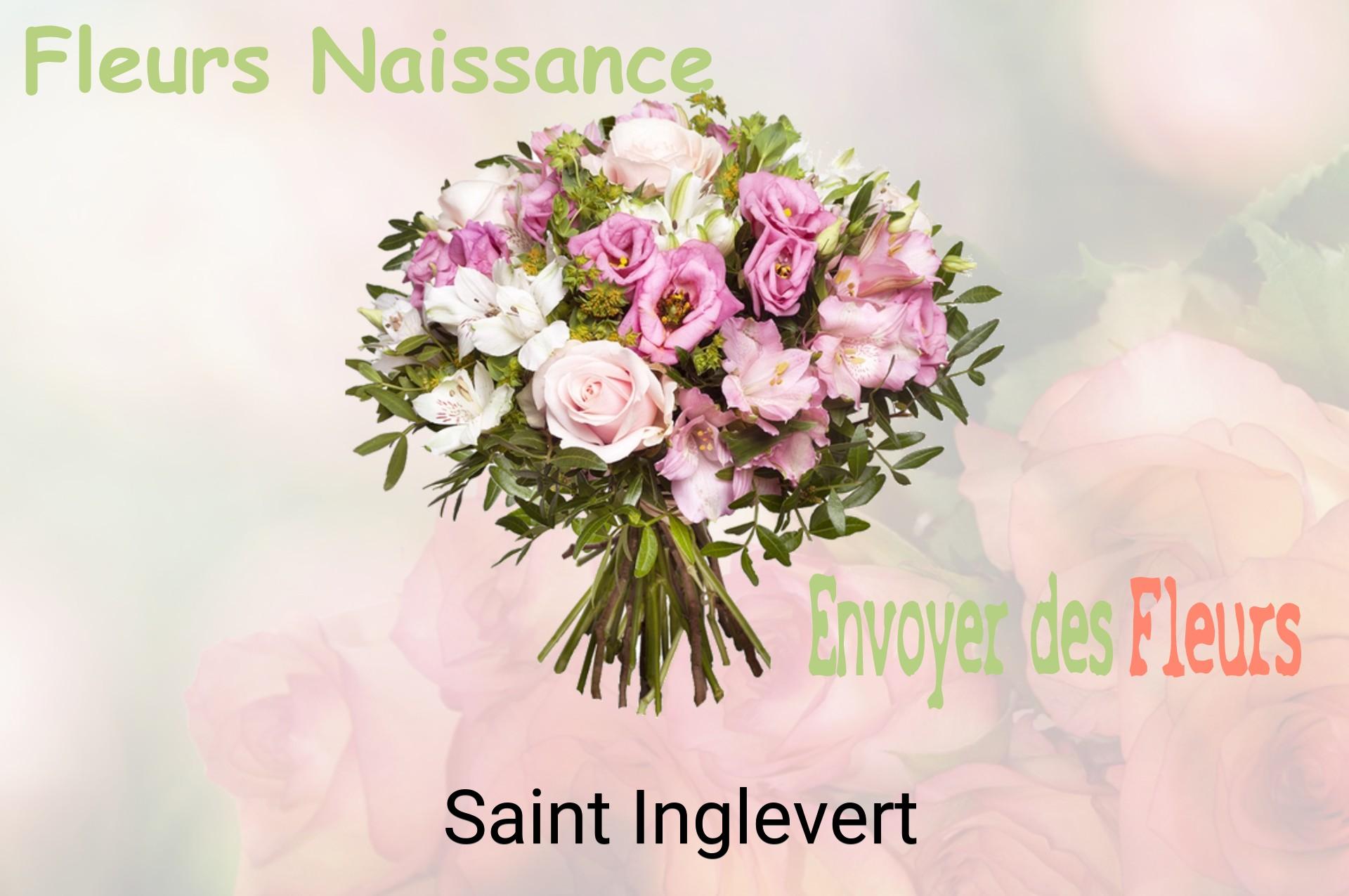 Bouquet de fleurs de naissance livré à Saint-Inglevert